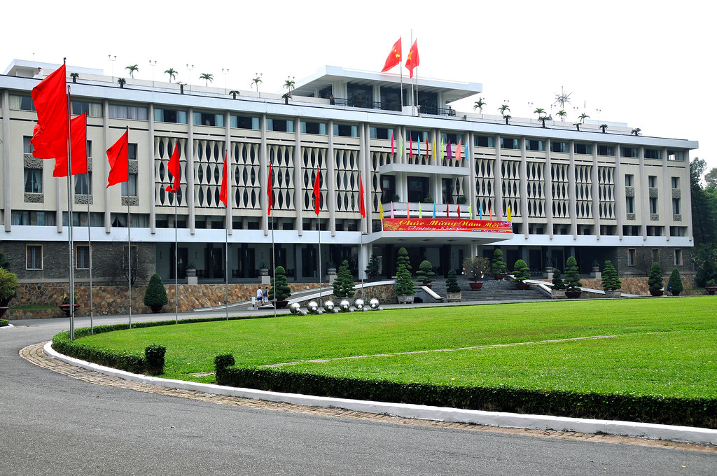 Independence palace in Ho Chi Minh