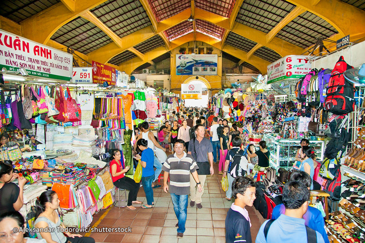 Ben Thanh market is one of the things to do in ho chi minh