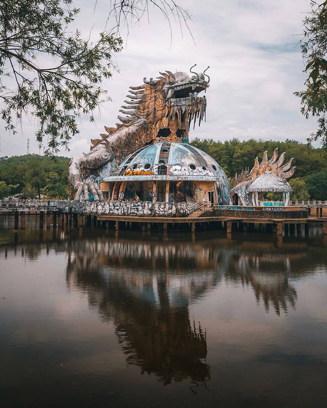 Abandoned Amusement Park near Imperial City Hue