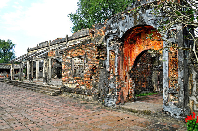 The ruins of Imperial City Hue