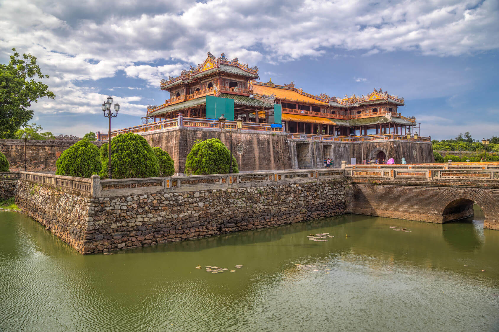 Hue Citadel surrounded by moats - Imperial City Hue