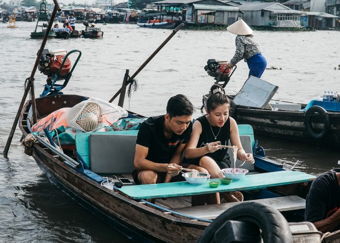 Mekong delta eating