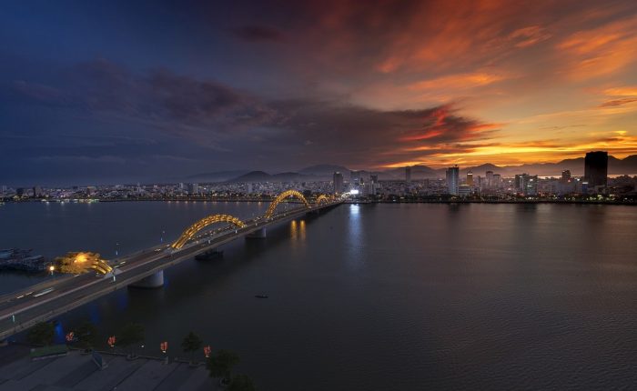 The Dragon Bridge is one of the best things to do in Danang