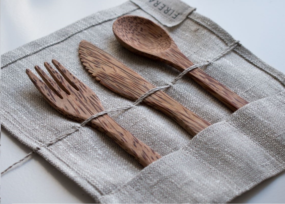 bamboo spoons and forks