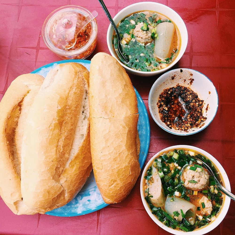 Baguette with Shumai Bowl in Dalat