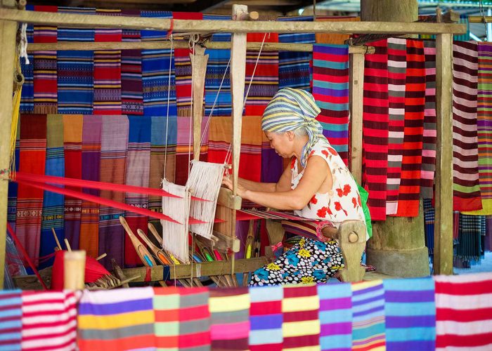 Mai Chau Silk making and weaving